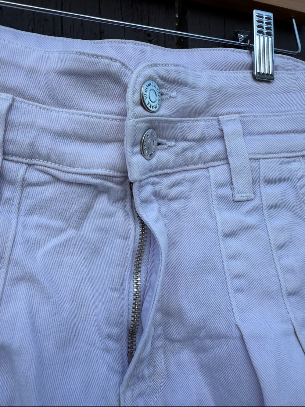 Veronica Beard Jaylen Notch Short in Lavender Size 25 - Picture 3 of 7